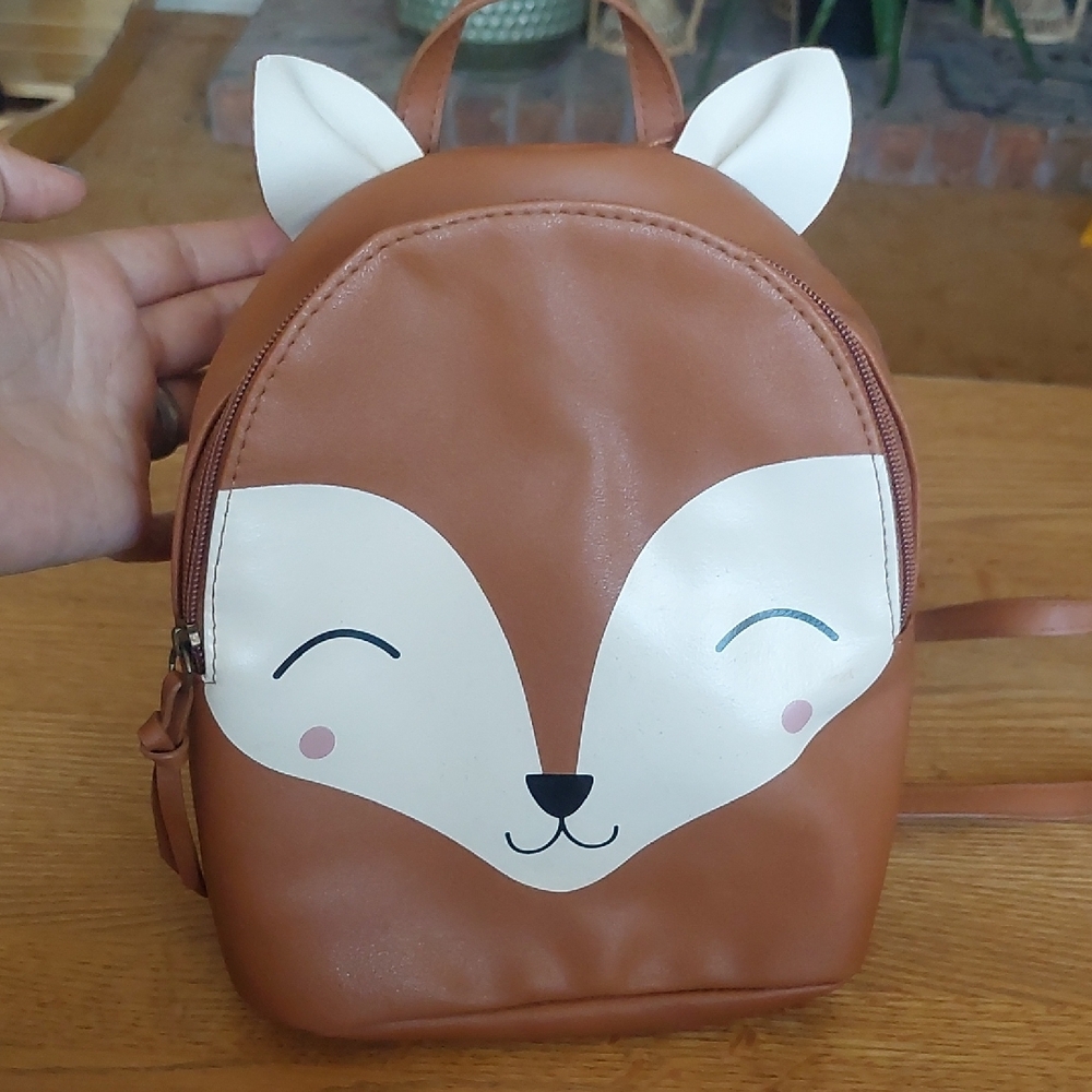Cute Deer Face Purse Backpack